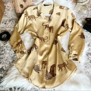 Satin Gold Blouse
